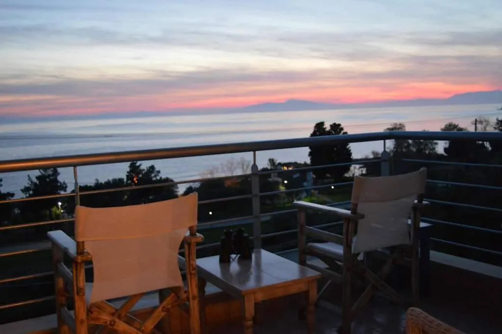 35 M From The Beach, Amazing Seaview, Chalkidiki, Loutra Agias Paraskevis , Evdiriadis Luxury Apartment , You Can See It On Youtube If You Type The Name Evdiriadis Agia Paraskevi